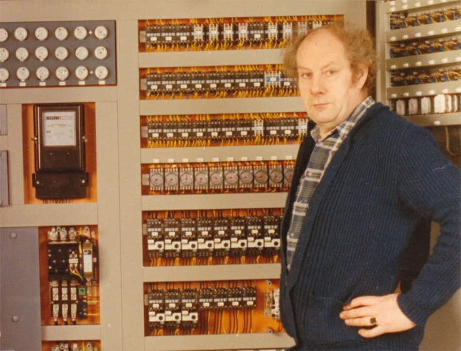 Henk Krabbenborg, oprichter van Krabbenborg Electrotechniek uit de Achterhoek.